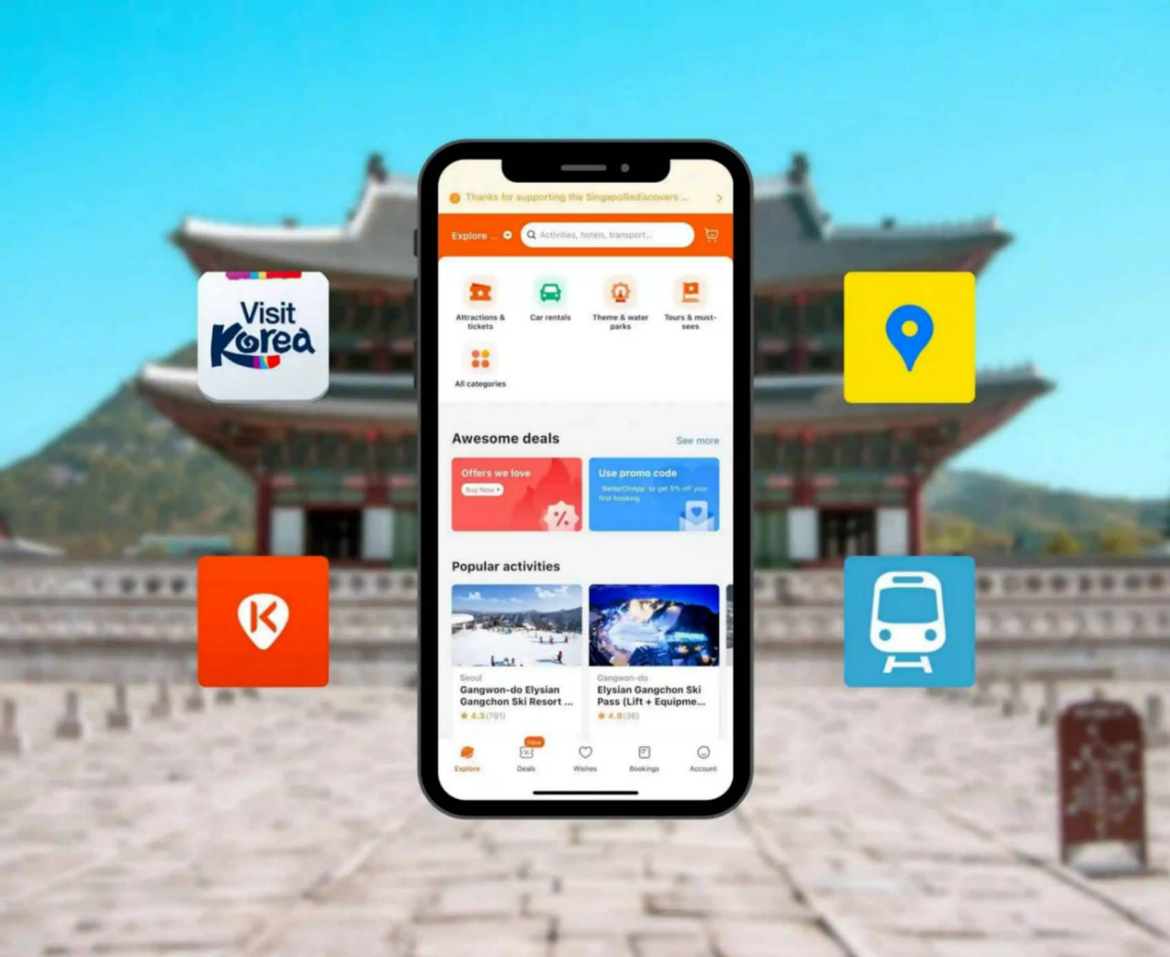 App du lịch Hnà Quốc